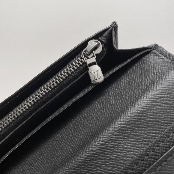 Louis Vuitton Monogram Eclipse Taigarama Brazza Long Wallet - Picture 11 of 16